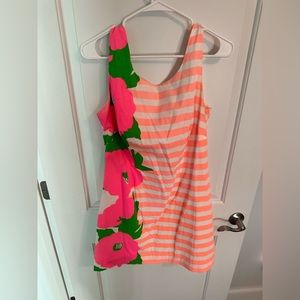 Lilly Pulitzer sundress, it is a little faded from hanging in the sun!